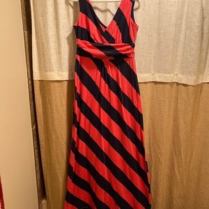 Lilly Pulitzer Sloane Maxi Coral/Navy